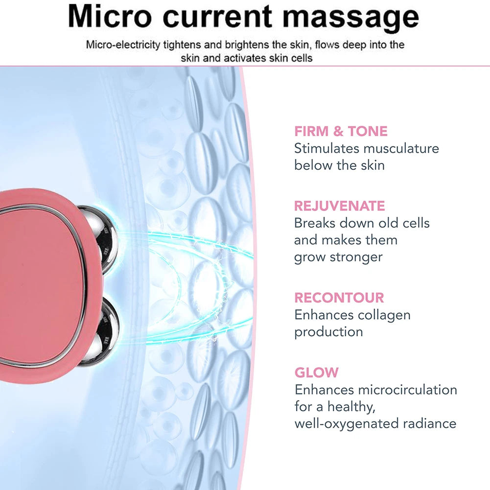 Mini EMS Microcurrent Face Lift & Sculpting Massager Device Microcurrent Facial Device Oasis Select