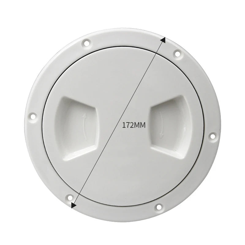 5Inch Round Access Hatch Deck Cover Lid For Marine Boat Yacht Inspection Sealing Cover Outdoor Water Sport Tool Accessories Oasis Select 1PC