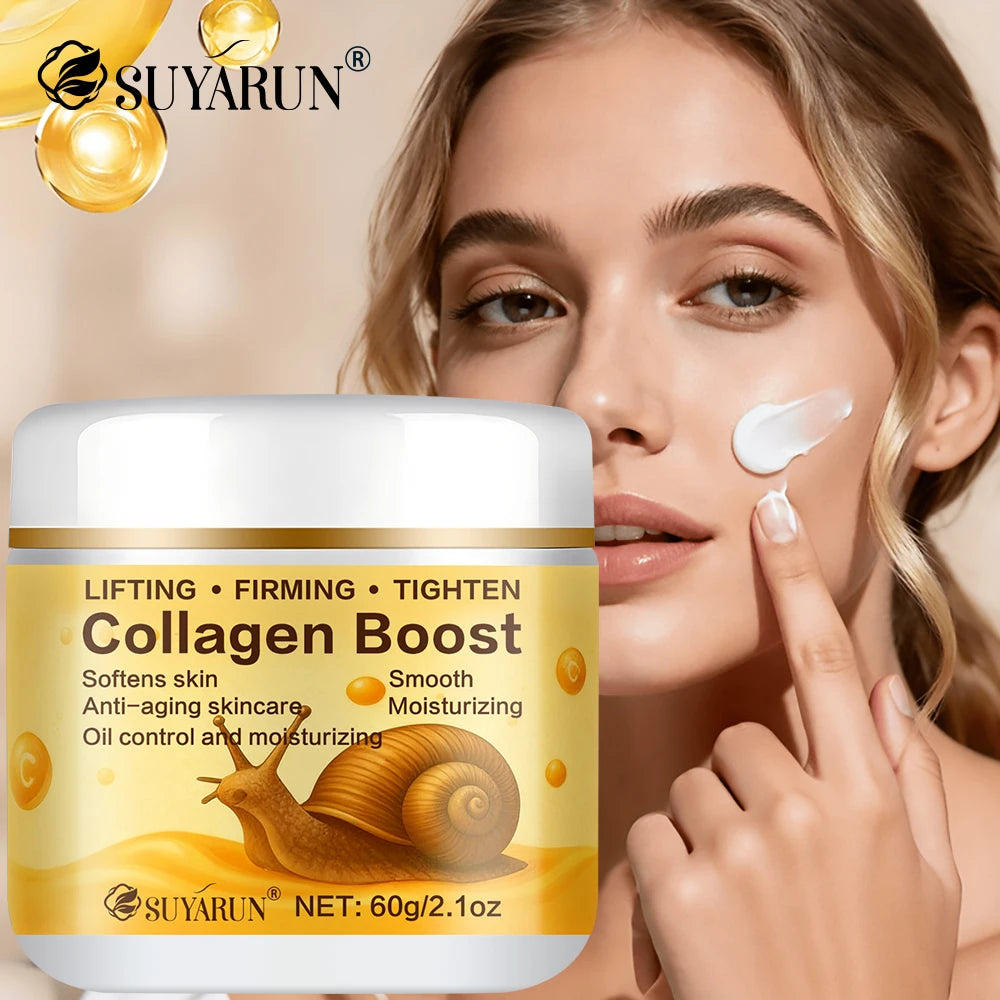 SUYARUN Collagen Boost Cream – Snail & Retinol Moisturizer Face Moisturizer Cream Oasis Select