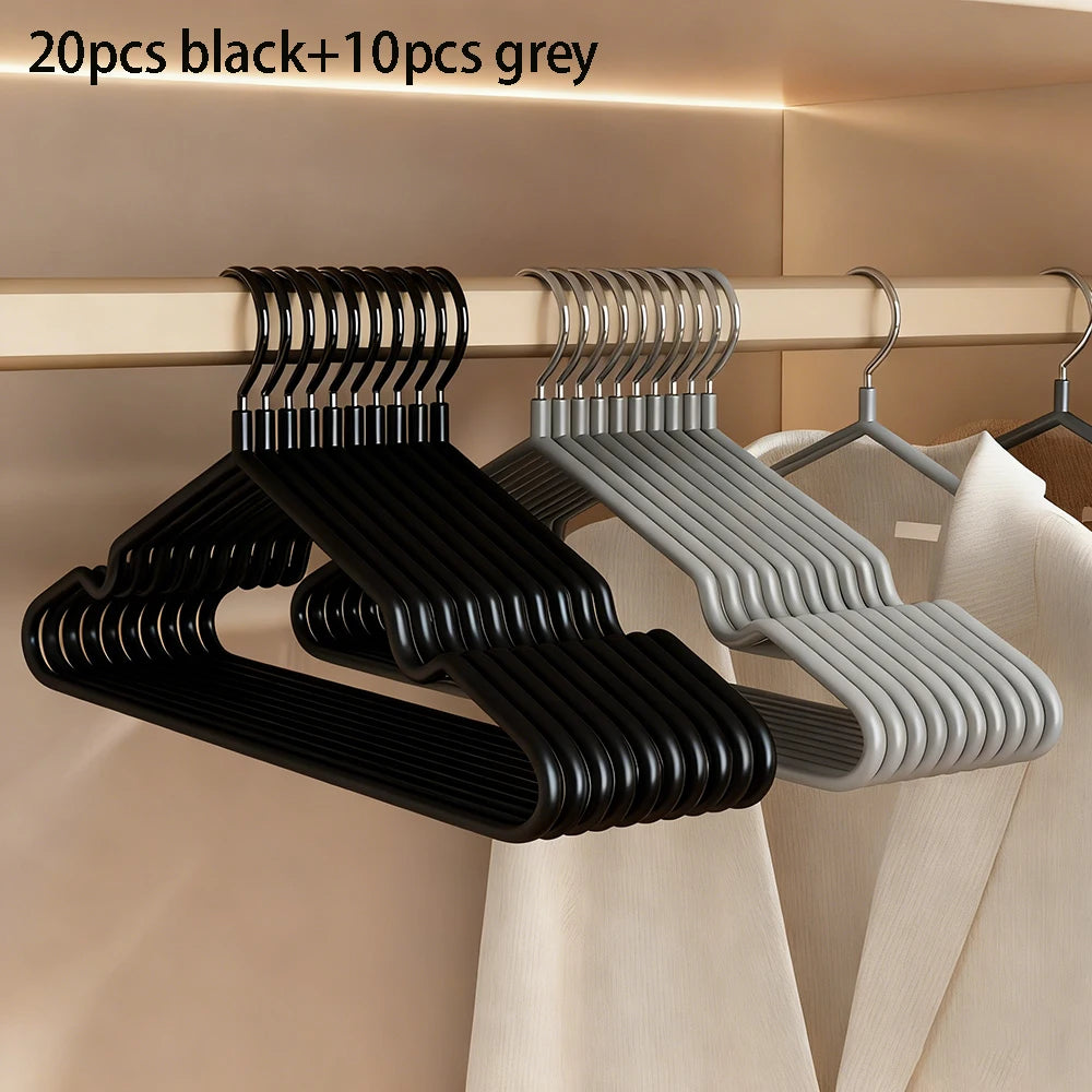 20/30pcs Metal Clothes Hangers, Anti-Slip Heavy Duty Space Saving Hangers for Closet Organization, Garage, Boutique & Home Use Oasis Select 30pcs
