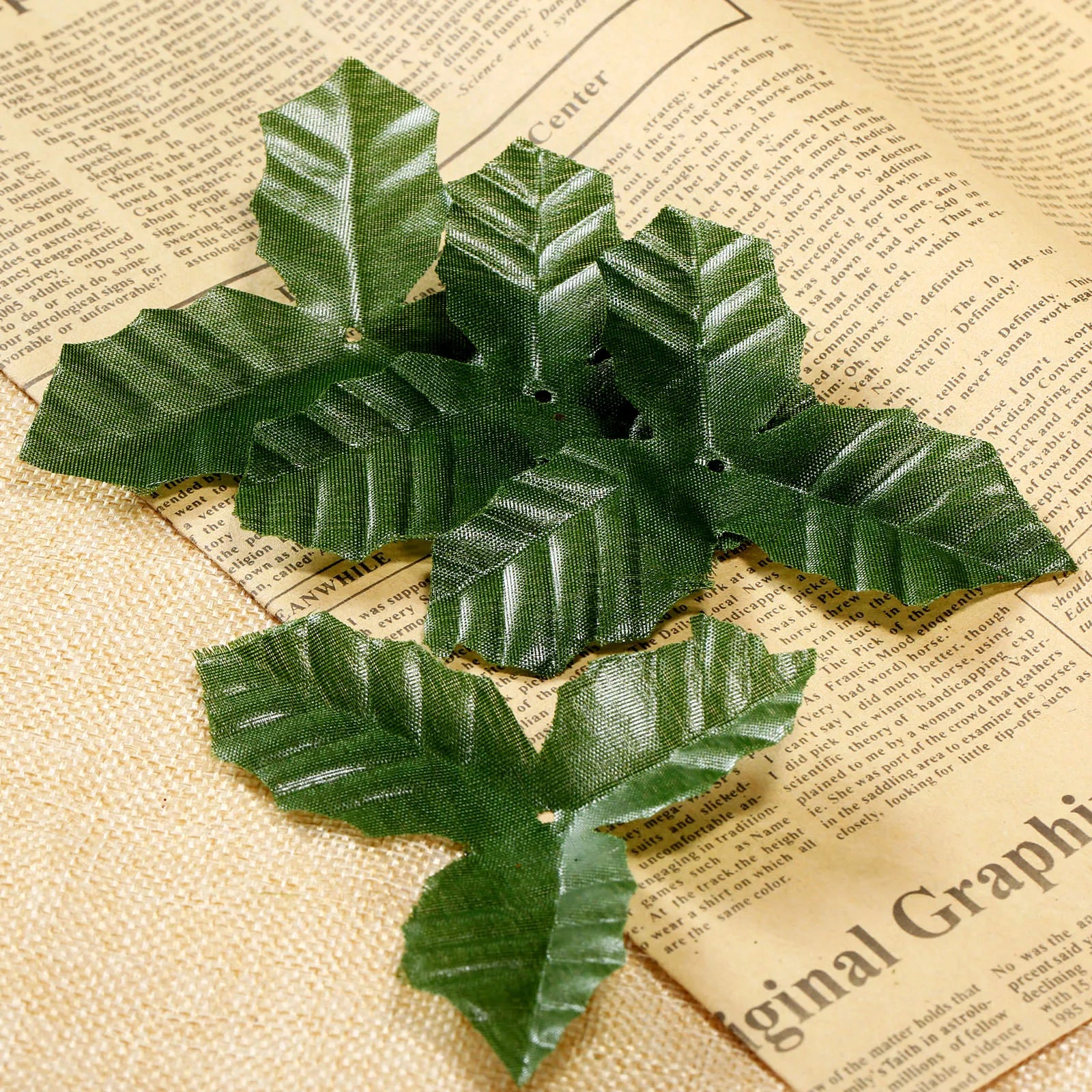 50Pcs Silk Green/Goden Artificial Flower Leaves High Quality Artificial Leaaves Decorative Flower Leaves Wedding Decor Rose Leaf Oasis Select