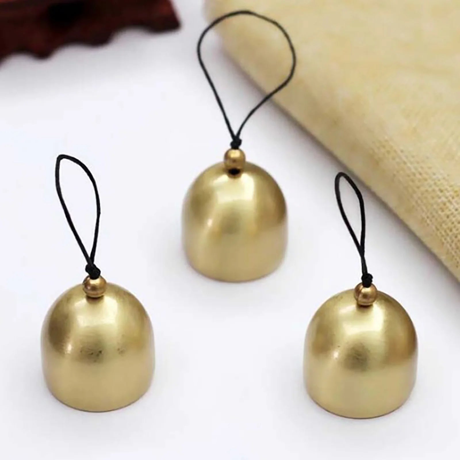 10pc Brass Jingle Bells – Christmas DIY Crafts & Wind Chimes