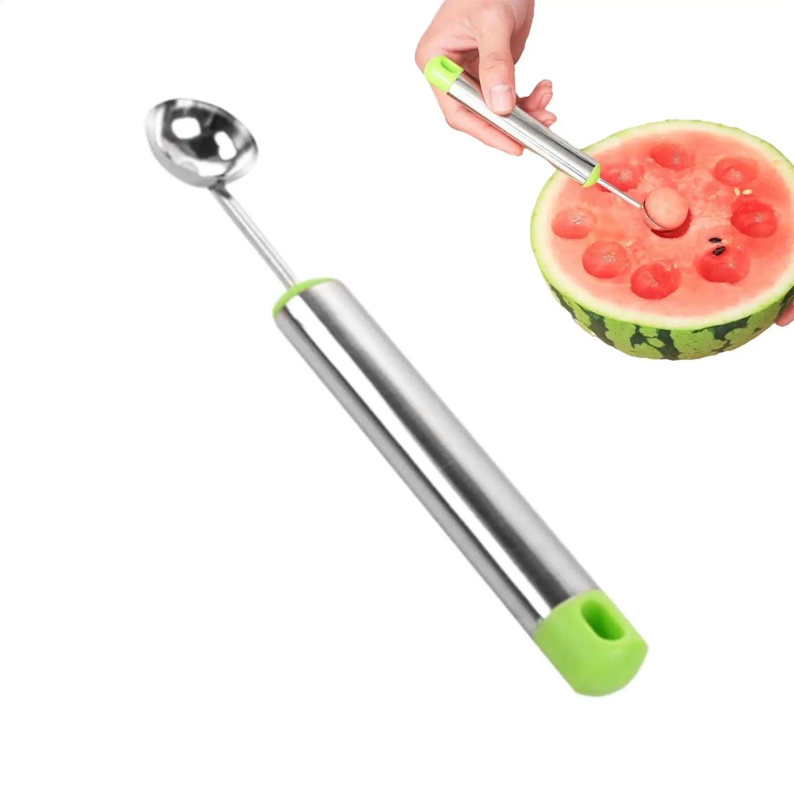 Watermelon Ball Scoop Fruit Spoon Ice Cream Sorbet Stainless Steel Cooking Tool Kitchen Accessories Ice Cream Gadgets tools Oasis Select