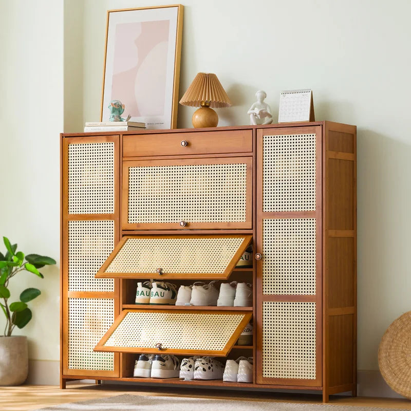 rack household economical indoor simple door storage artifact large capacity multi-layer with cabinet door dust shoe cabinet Oasis Select 5-135 1