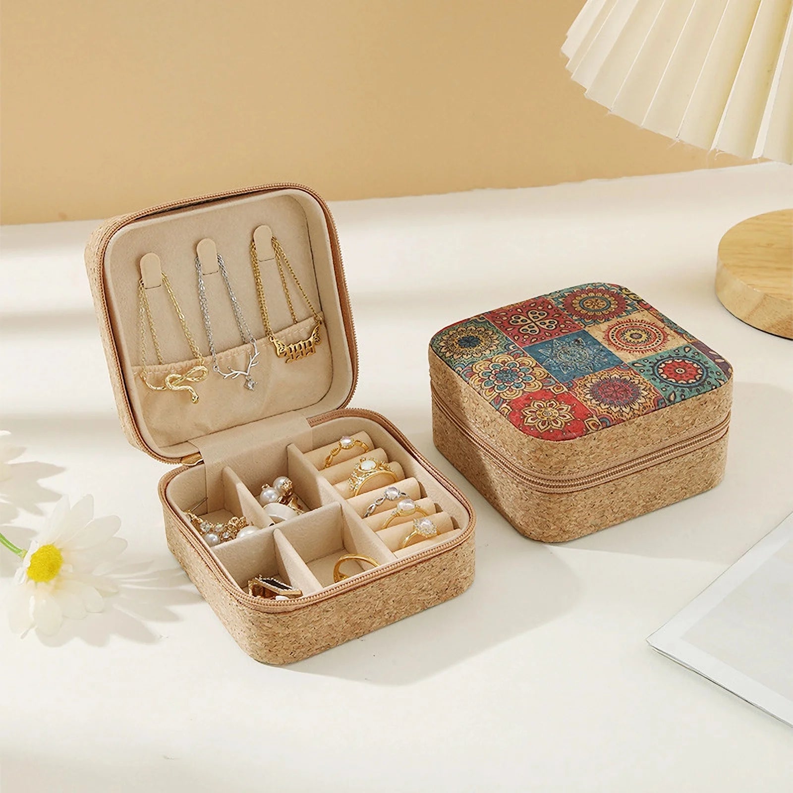 Travel Jewelry Box,Portable Jewelry Organizer Display Storage boxes for Women Girls,for Stud Earrings,Rings,Necklaces, Bracelets Oasis Select D