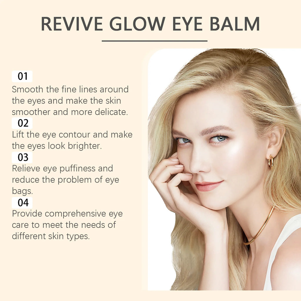 Vitamin C Eye Cream Stick Eye Bag Removal Dark Circles Reduce Fine Lines Anti Puffiness Smooth Moisturizing Brightening Eye Balm Oasis Select