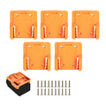 Battery Hanger Bracket For Ridgid For AEG 18V Tools, Wall-Mounted Storage Hook For Workshop Organisation Oasis Select 5PCS