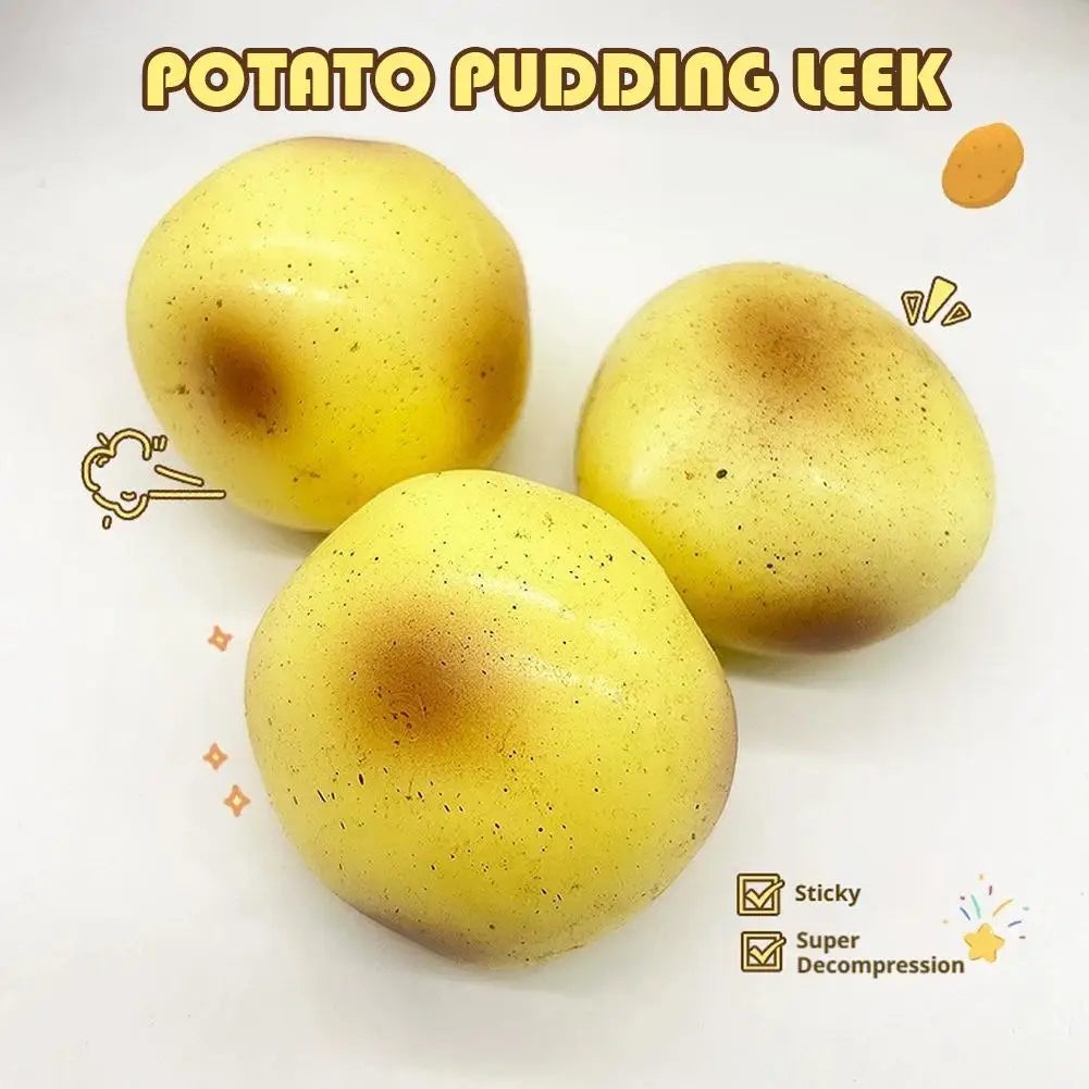 Kawaii Potato Squishy Toy – Slow Rising Stress Relief Fidget