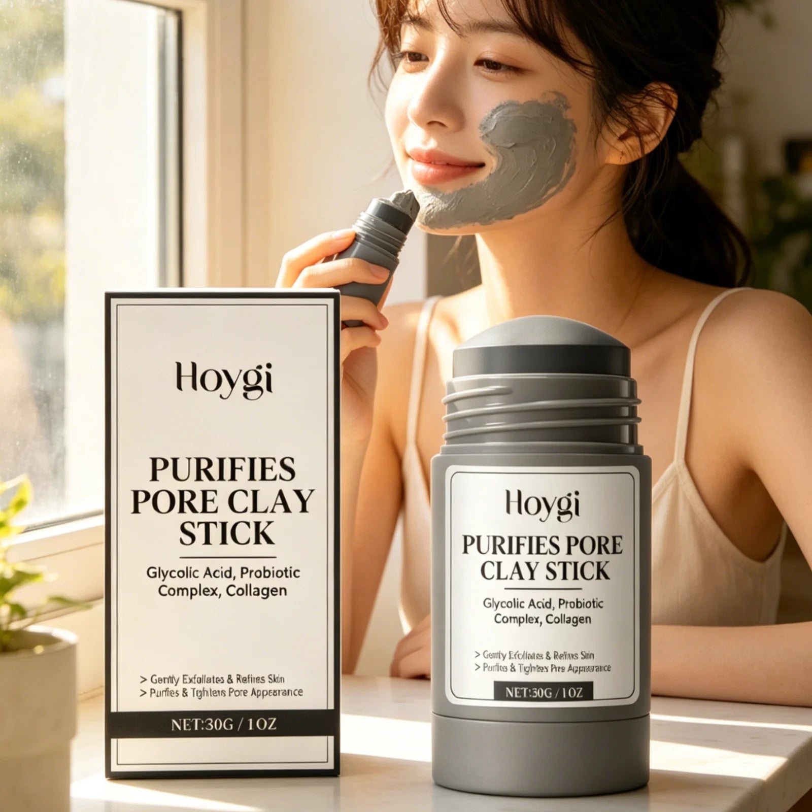 Hoygi Pore Clay Mask Stick – Deep Cleanse & Blackhead Removal Clay Mask Stick Oasis Select
