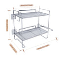 No punching toilet rack, bathroom toilet storage rack, tissue hanger, toilet rack above the water tank Oasis Select silver