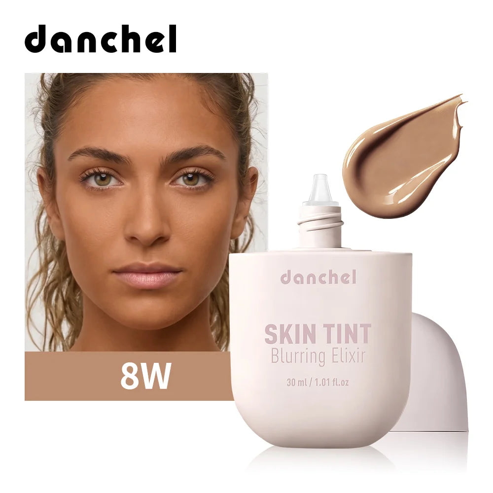 Skin Tint Blurring Elixir Even Skin Tone 12h Long-lasting Natural Finish Hide Pores Fine Lines Lightweight Breathable Skin Tint Oasis Select 8W