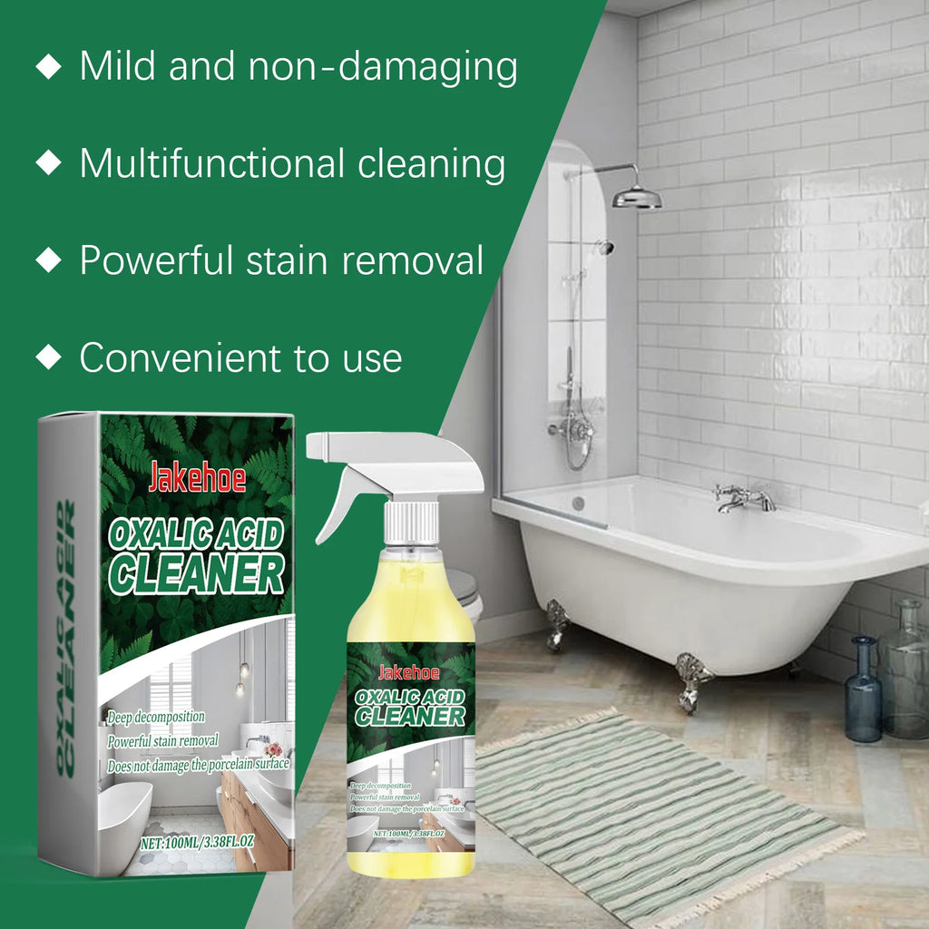 Oxalic Acid Cleaner Stubborn Stain Removal Dirt Cleaning Yellow Scale Prevent Damage Surface Porcelain Keep Fresh Daily Cleaning Oasis Select
