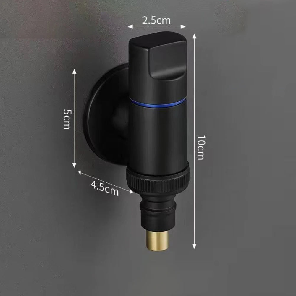 Washing Machine Faucet Automatic Water Stop Valve Quick Opening Angle Valve G1/2 Wall Mounted Water Stop Clip Triangle Valve Oasis Select