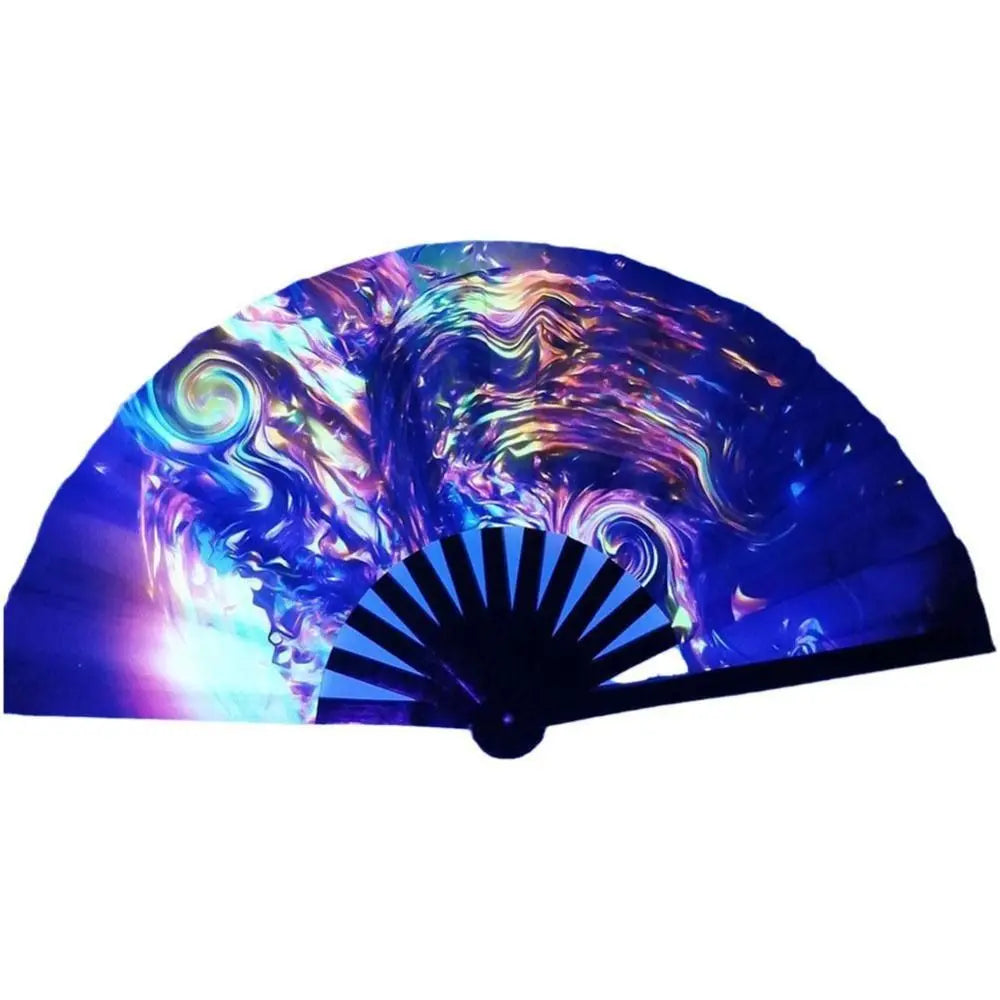 1 pcs Exiquisite Cartoon Summer Gift Bamboo Wooden Cat Patterns Folding Fan Home Decoration Fan Crafts Silk Fan Oasis Select no.7
