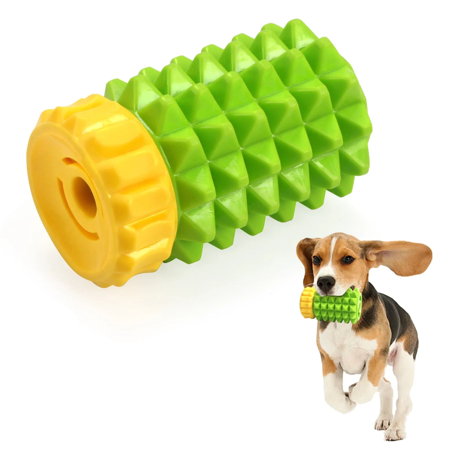 Simulated Corn Cob TPR Dog Toy, Scratch-resistant, Teething Stick, and Leak-bite Dog Toy Oasis Select 25002B