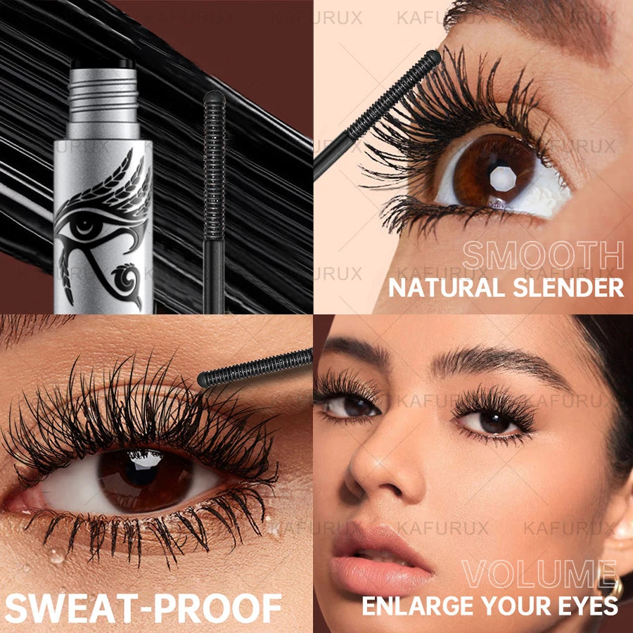 KAFURUX Silk Fiber Mascara – Lengthening, Volumizing & Waterproof