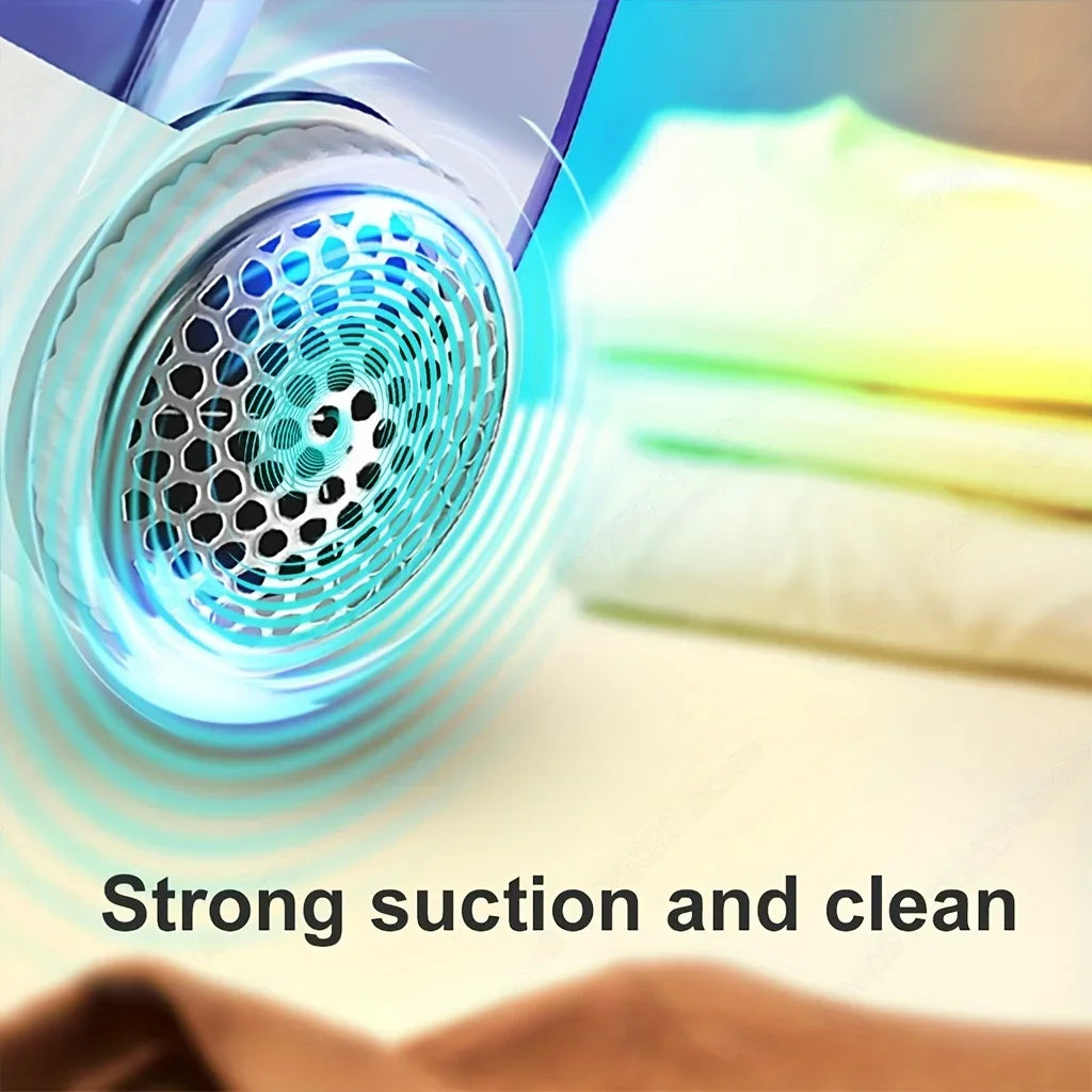 Electric Lint Remover - Battery Powered Hairball Trimmer for Clothes and Furniture - Easily Removes Lint and Hairballs Oasis Select