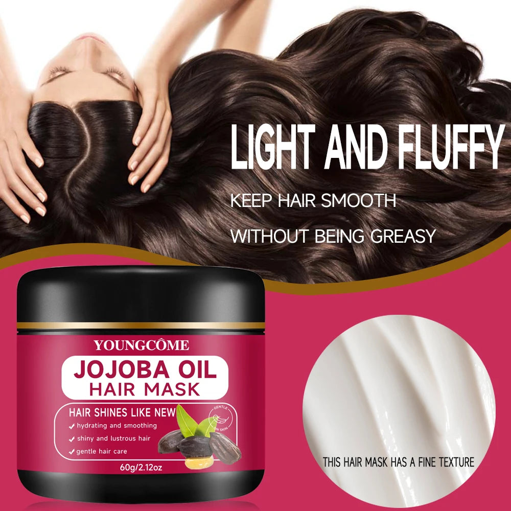 YOUNGCOME Jojoba Oil Hair Mask – Nourishing Deep Conditioner