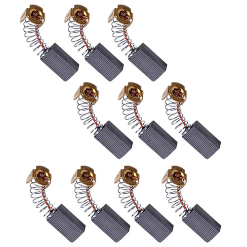 10pcs Carbon Brushes For CB104 CB106 CB116 Planer 6X10X15mm For Circular Saws Chop Saws Angle Grinder Oasis Select