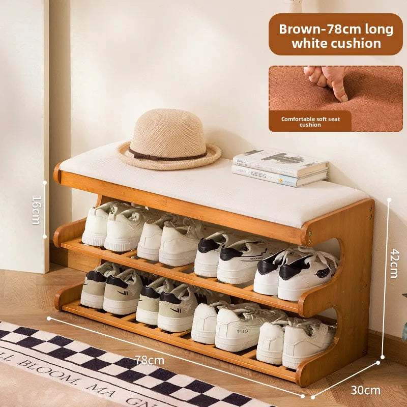Shoe Changing Stool At Door Home Small Apartment Entering Storage