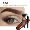 6 Colors Eyebrow Dye Creamt 1pcs - Waterproof Tint Gel with Makeup Brush Long-Lasting Formula Eyebrow Gel & Dye Oasis Select 02