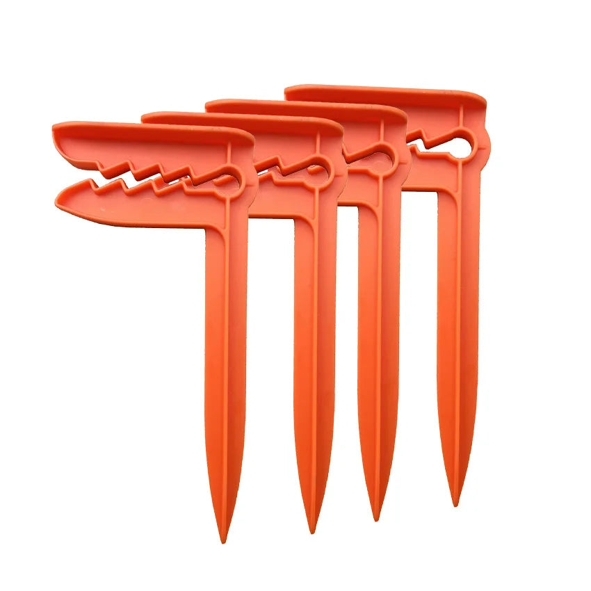 Outdoor Beach Towel Holder Beach Mat Holder Towel Holder Plastic Outdoor Picnic Mat Holder Windproof Tent Holder Camping Tools Oasis Select Oranges - 4pcs