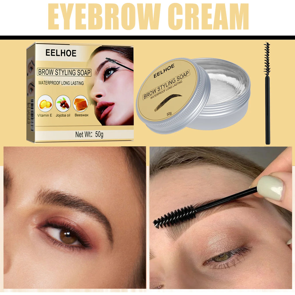 Eelhoe Clear Brow Gel – Smudge-Proof 3D Eyebrow Shaper