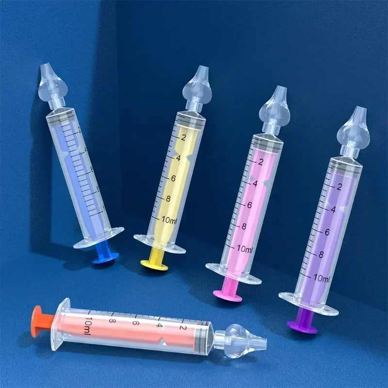 10ML Baby Nasal Aspirator Syringe Baby Nose Cleaner Rhinitis Nasal Washer Irrigator Baby Nose Washing for Children Oasis Select