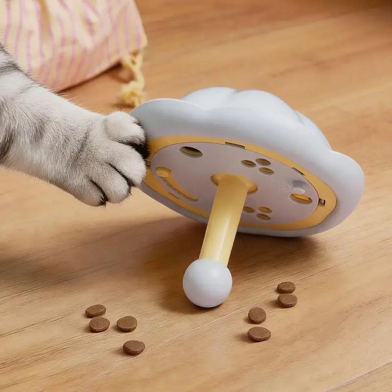 Playful Pet Cat Interactive Leakage Feeding Device Interactive Cat Puzzle Treat Toy Interactive Dog Cat Feeding Device Oasis Select