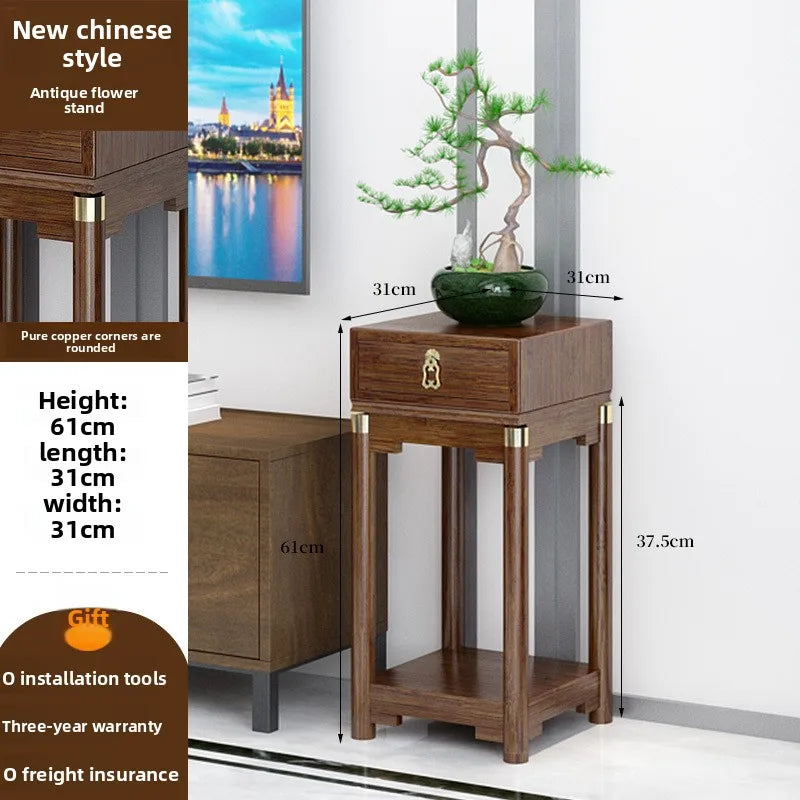 New Chinese-style table, end view table, table case, Zen-style foyer Buddhist table, end view table, porch cabinet, narrow style Oasis Select Trumpet with draw