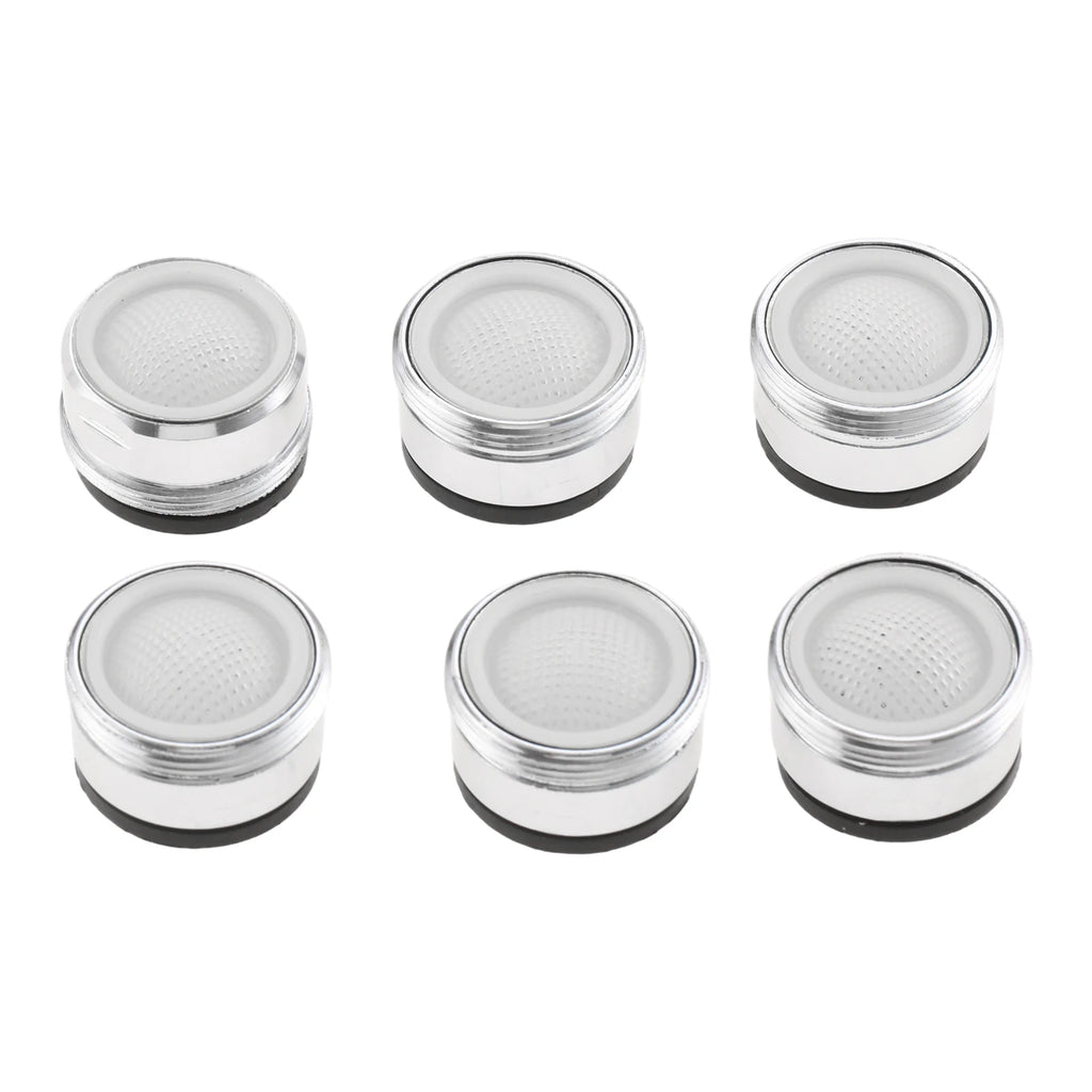 3/4/6PCS M24 Brass Faucet Aerator with 304SS Filter Anti-Splash Water Saving Tap Bubbler with O-Rings for Bathroom Faucet Oasis Select 6pcs