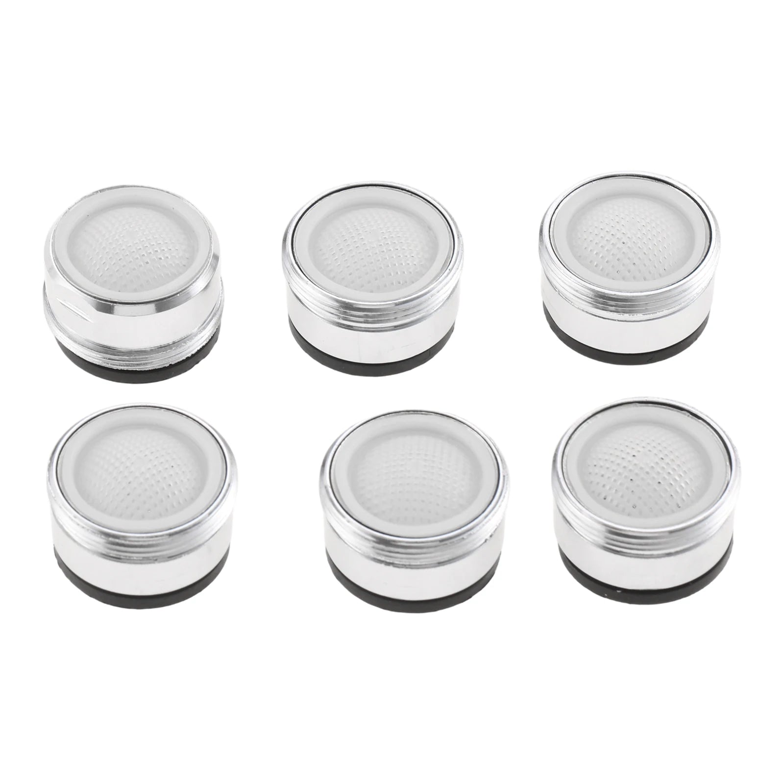 3/4/6PCS M24 Brass Faucet Aerator with 304SS Filter Anti-Splash Water Saving Tap Bubbler with O-Rings for Bathroom Faucet Oasis Select 6pcs