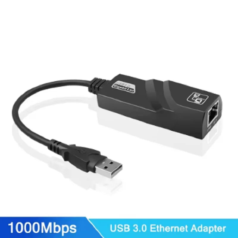 1000Mbps Ethernet Adapter Type c USB 2.0 to RJ45 100Mbps Network Card Ethernet Cable Splitter Extend Adapter for MacBook iPad Oasis Select 1000Mbps USB