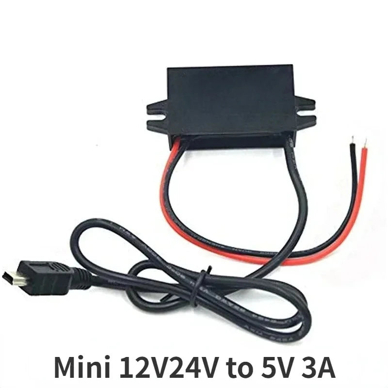 12V24V to 5V 3A DC Power Supply Module Buck Step Down Converter for Mini USB Adapter Micro USB Adapter Car Male Female Oasis Select Mini 12V24V to 5V 3A China Mainland