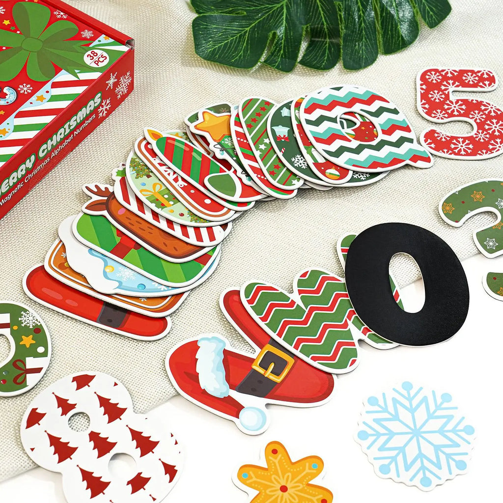 'S Learning Magnets Educational Christmas Refrigerator Sticker Christmas Fridge Magnet Rubber Decorative Fridge Magnet Oasis Select