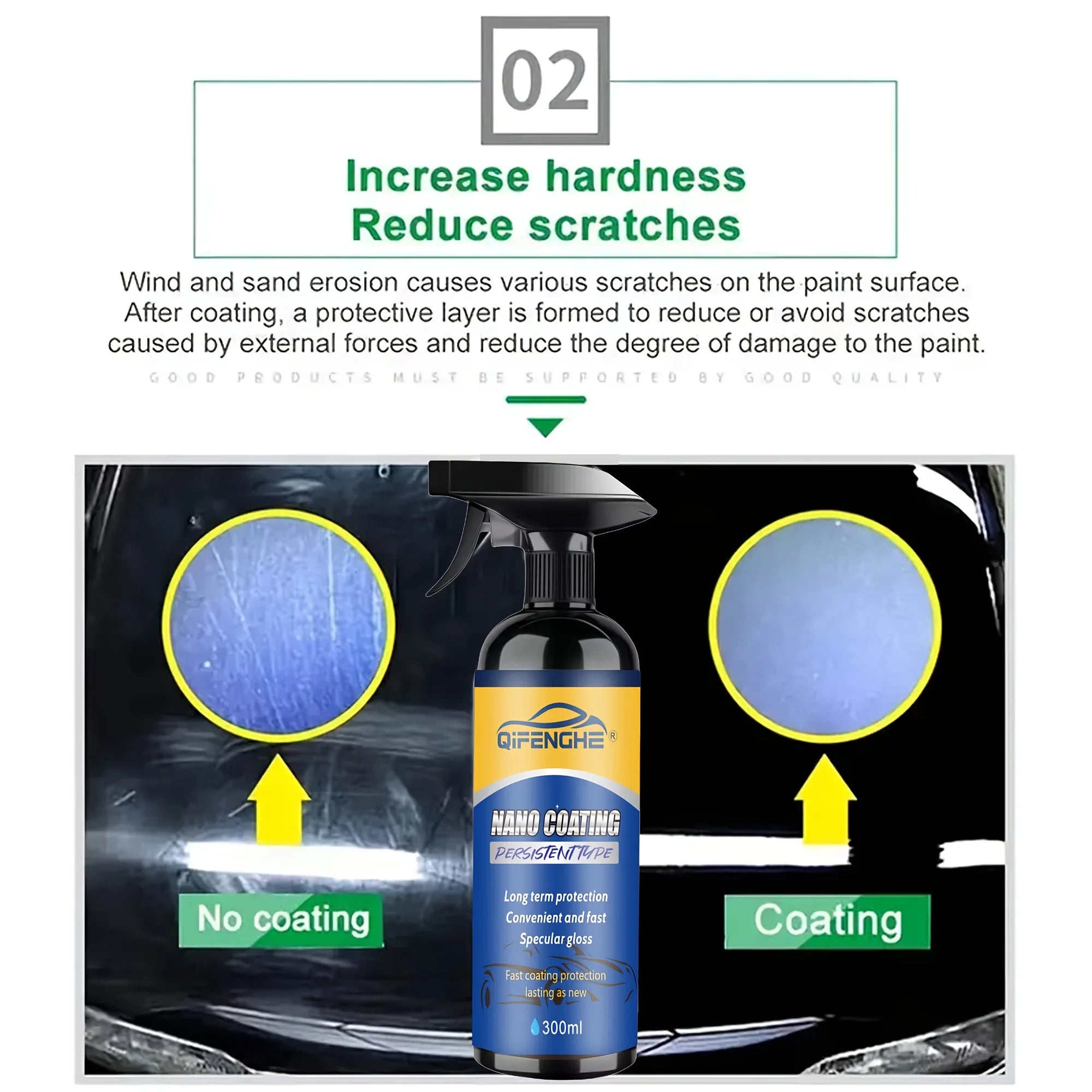 3-in-1 Nano Coating Spray – Gloss, Scratch Shield & Shine Nano Car Coating Spray Oasis Select