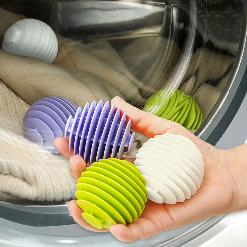 Anti-tangle Oval Solid Cleaning Balls Magic Laundry Balls Drum Washing Machine Stain for Laundry Ball Cleaning Tool for Clothes Oasis Select