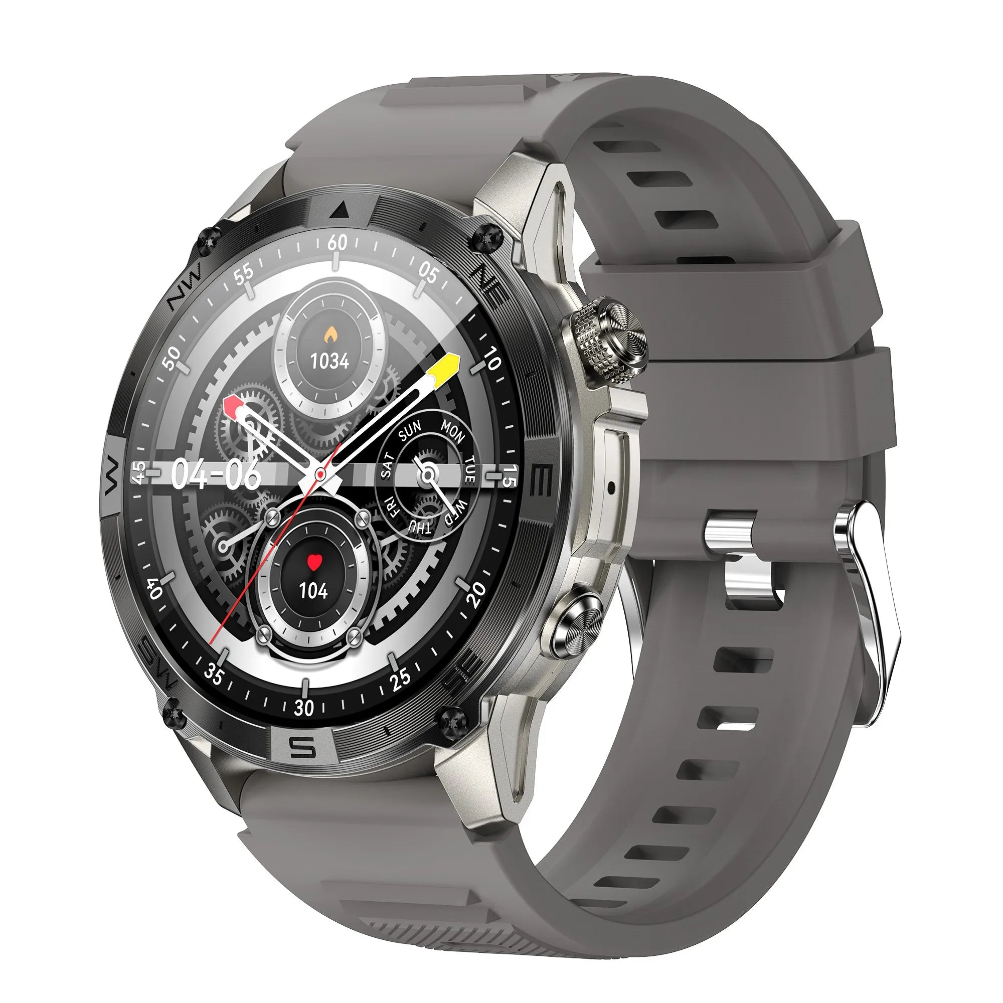 MINGCC HK08 AMOLED Smart Watch – GPS, Bluetooth Call, Waterproof