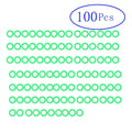 30/50/100Pcs O-Shaped Glowing Tent Ground Stake Markers Ground Peg Reflective Light Rings for Guy Lines Night Safety Accessories Oasis Select Pcs100