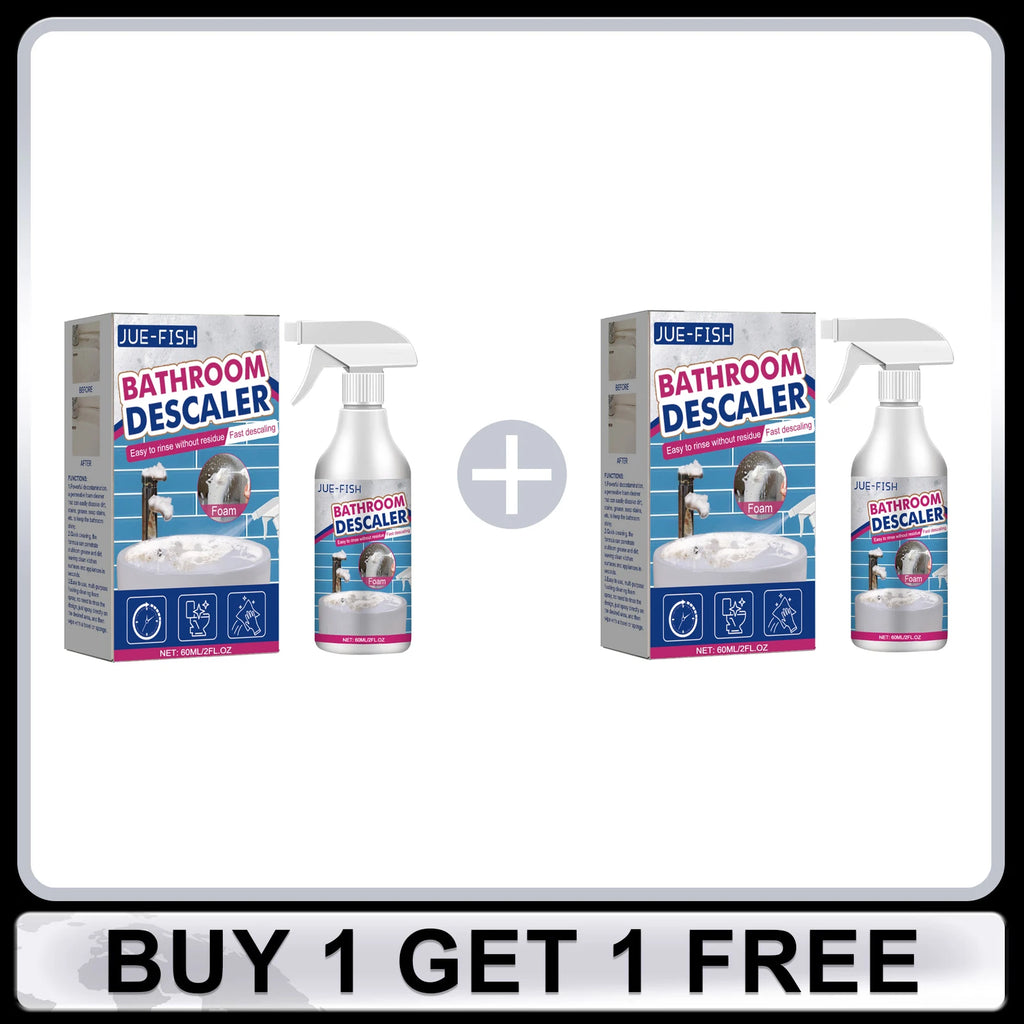 Stubborn Stains Cleaner Quickly Remove Bathroom Foam Cleaner Spray Descaling Cleaning Agent for Glass Wash Basin Stainless Steel Oasis Select Buy 1 Get 1 Free