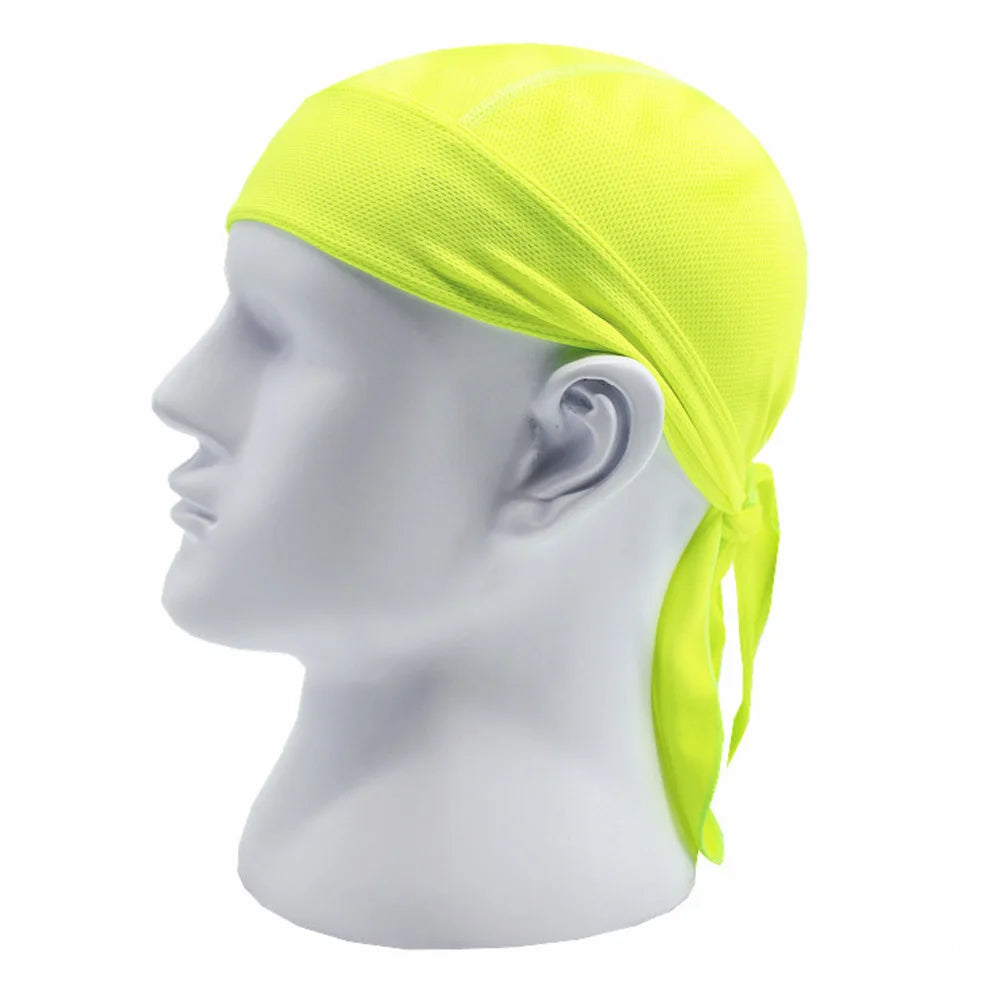 Quick-Dry Cycling Cap & Headband Bandana | UV Protection Cycling Headband Cap Oasis Select light green