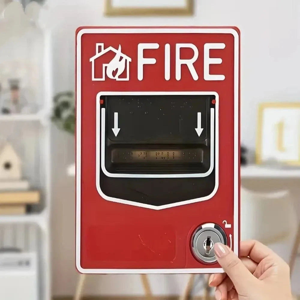 Sturdy Hard Casing Conventional Manual Alarm Call Point Prominent Red Outer Shell Emergency Triggering Pushbutton Oasis Select