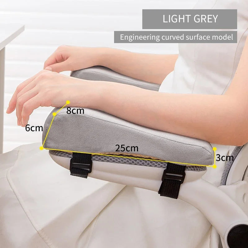 1 Pair Foam Elbow Pillow Chair Armrest Pads Support Arm Rest for Office Chair Armrest Chair Cushion Pads Elbow Relief Oasis Select 2pcs grey