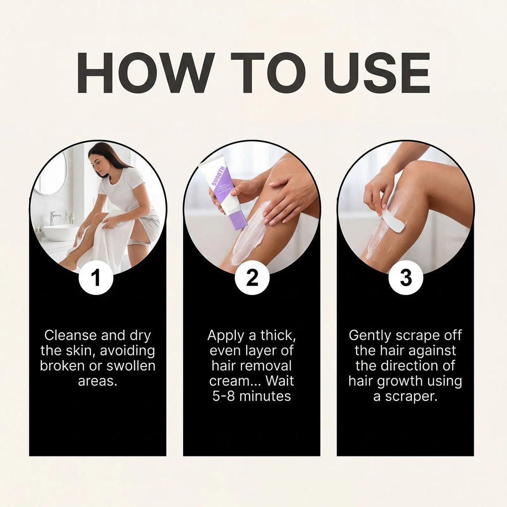 Hair Removal Mousse Pain Free Depilatory Foam Inhibit Hair Growth Soothing Full Body Use Underarm Leg Arm Lip Moisturizing Skin Oasis Select