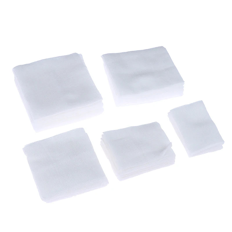 10Pcs 8 Layer Medical Absorbent Gauze Pad Wound Dressing Sterile Gauze Block First Aid Kit Gauze Pad Wound Care Supplies Oasis Select