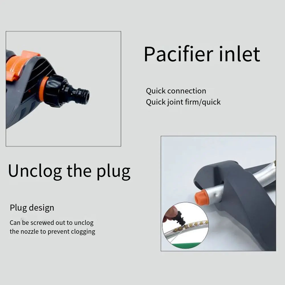 Automatic Lawn Swing Sprinkler Oscillating with 19 Nozzle Agriculture Watering System Aluminum Tube Adjustable Oasis Select