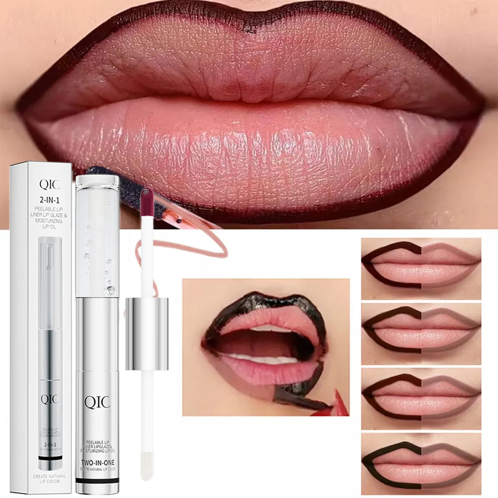 QIC Peel-Off Lip Tint | Waterproof Matte Long-Lasting Lip Stain