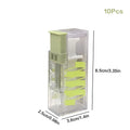 Automatic Dental Floss Storage Box Pop-Up Dental Floss Dispenser With 10Pcs Floss Dental Oral Hygiene Care Portable Oasis Select Green