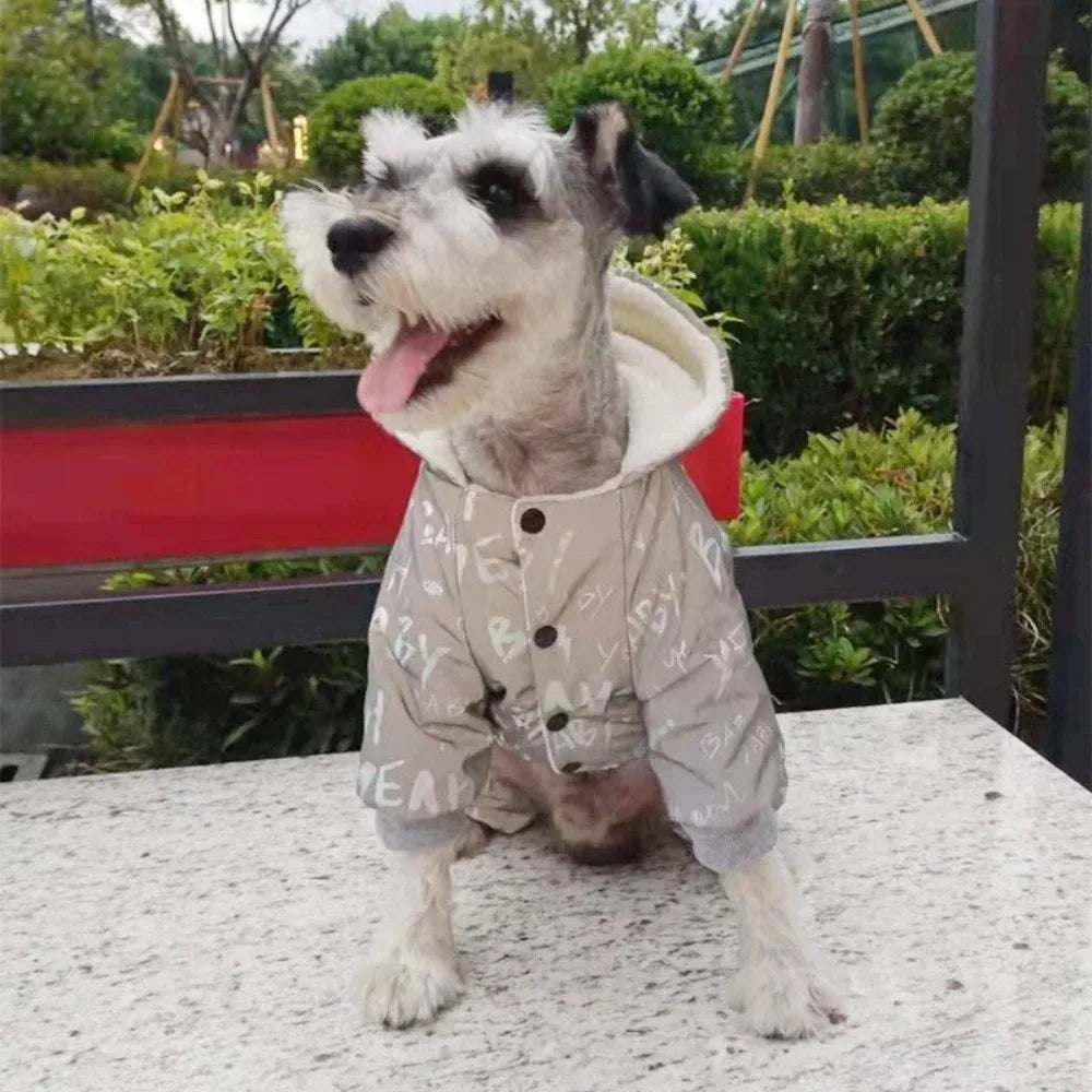 Waterproof Fleece Dog Jumpsuit | Winter Coat for Small Dogs