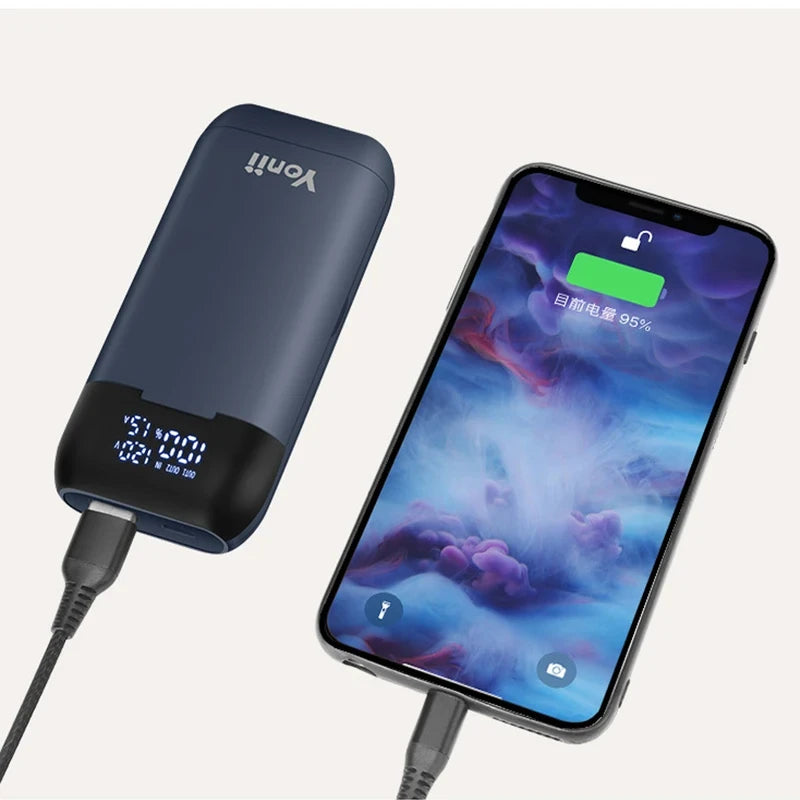 Battery Charger Case 18650 21700 20700 Rechargable Lithium Li-ion Batteries DIY Power Bank Portable Charger QC3.0 Fast Charging Oasis Select